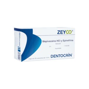 ANESTESIA - DENTOCAIN MEPIVACAINA CON EPINEFEFRINA 2% - POLIPROPILENO