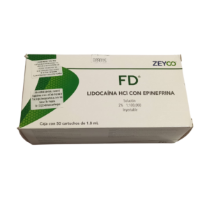 ANESTESIA - FD LIDOCAINA C/ EPINEFRINA 2% TUBO DE POLIPROPILENO