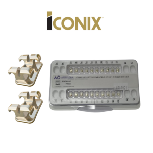 JUEGO DE  BRACKET ESTETICO /ICONIX ROTH 022 C/ GANCHO 3/4/5