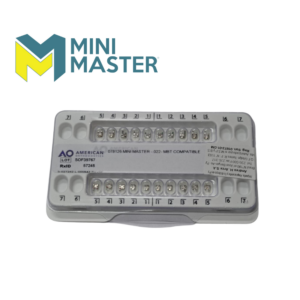 JUEGO DE BRACKET METALICO / MINI MASTER MBT SLOT 022