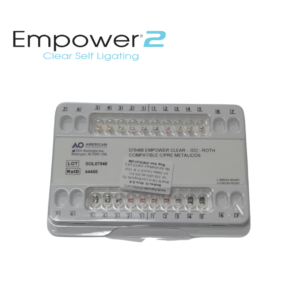 JUEGO DE BRACKET ESTETICO/EMPOWER ROTH SLOT.022 CLEAR/METAL INTERACTIVO