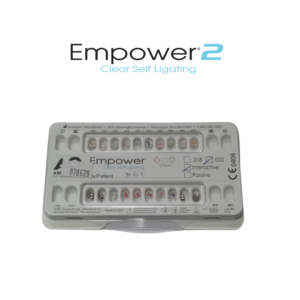 JUEGO DE BRACKET ESTETICO/EMPOWER MBT CLEAR+METAL. SLOT 022 INTERACTIVO