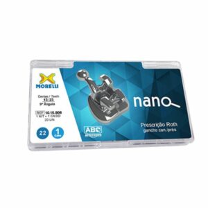 Kit Bracket Roth Nano.022" Can. 9° Ang. Gancho Can./Pres10.15.906
