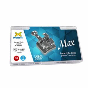 Kit Bracket Roth Max .018" Can. 9° Ang. Gancho Can./Pres 10.15.902