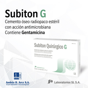 CEMENTO OSEO  CON ANTIBIÓTICO Subiton G (880200)