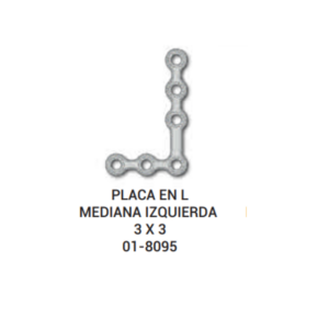 PLACA EN L IZQUIERDA MEDIANA (01-8095)