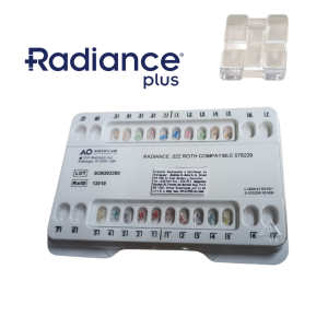 JUEGO DE BRACKET ESTETICO RADIANCE ROTH SLOT 022