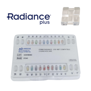 JUEGO DE BRACKET ESTETICO RADIANCE MBT SLOT 018